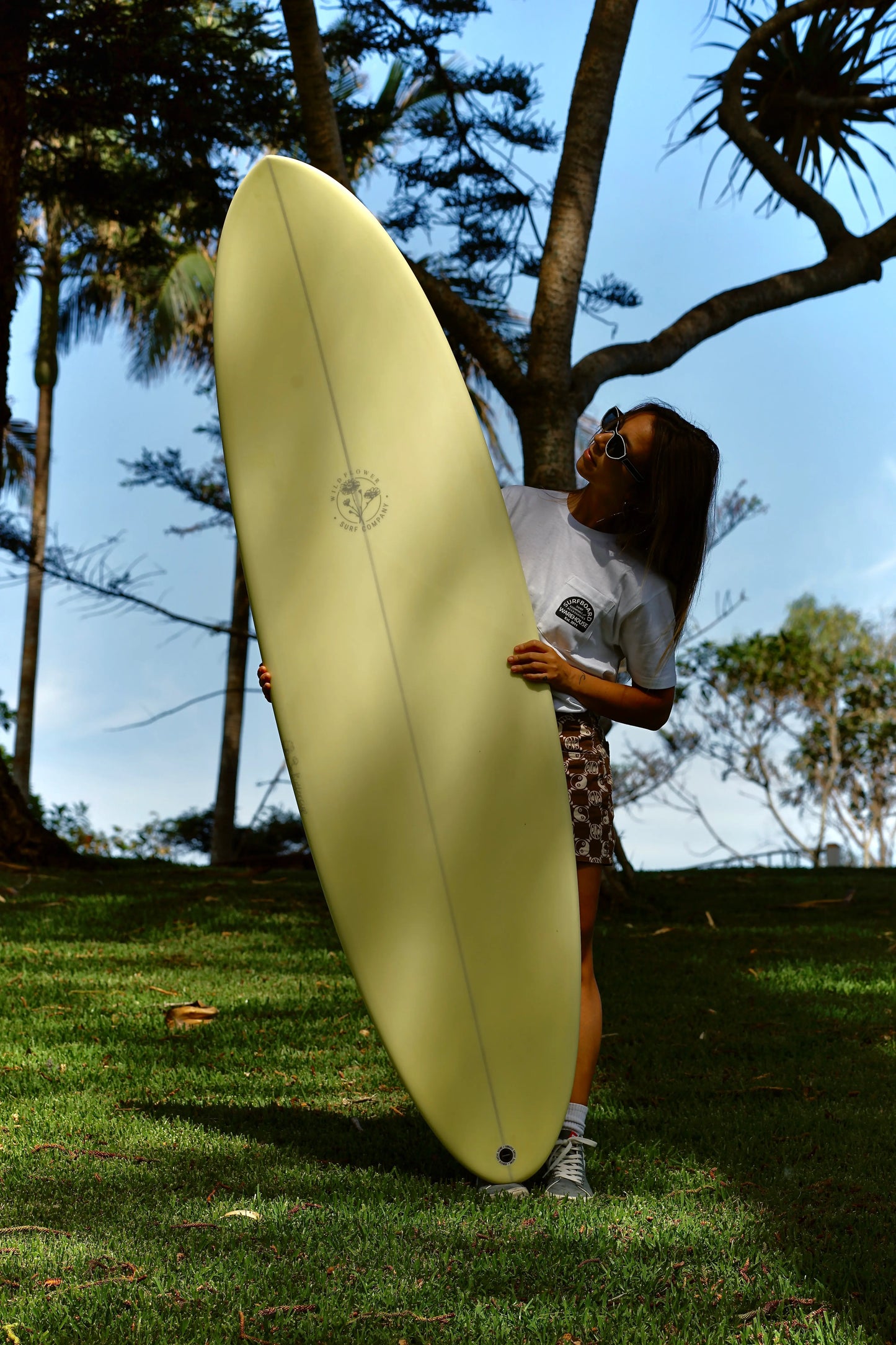Wildflower Buttercup - Yellow Surfboard