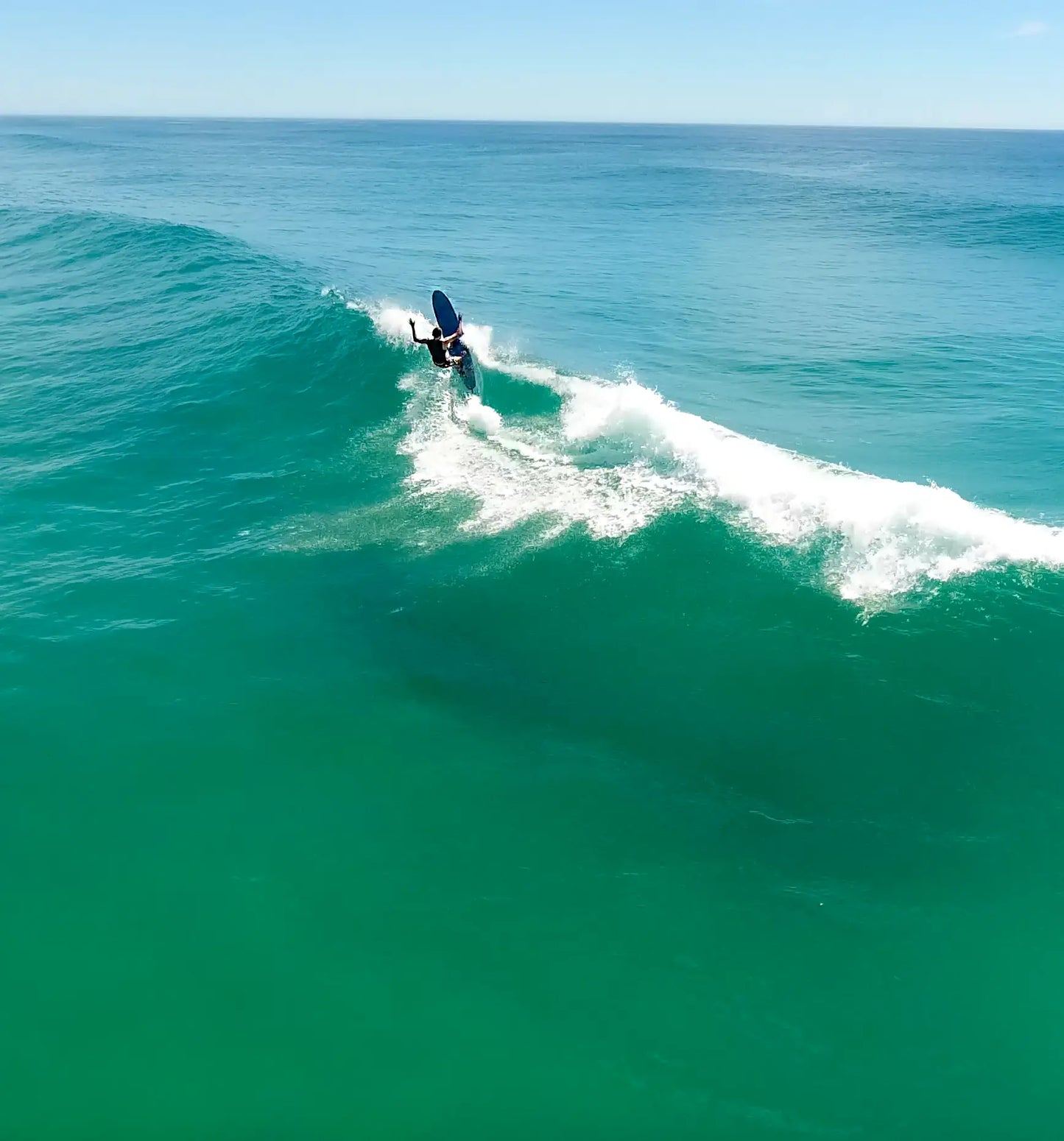 AQSS Flow MK2 Midlength - Blue/Paisley Surfboard