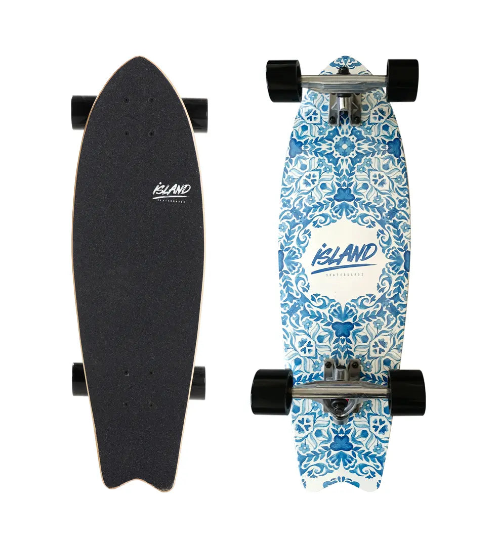 Island Skate Cruiser - Blue Mandala 28"