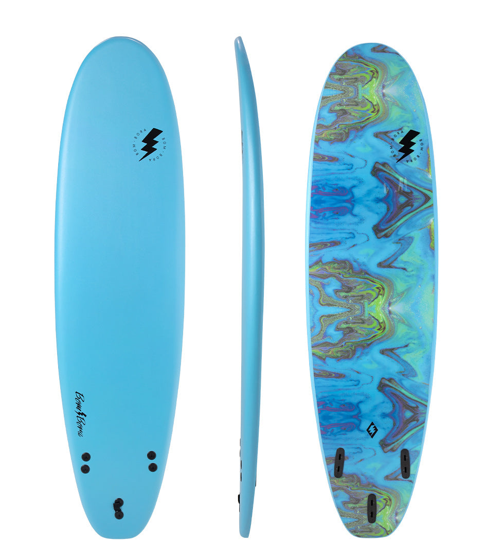 Bom Bora Softboard - Blue Swirl 7.0