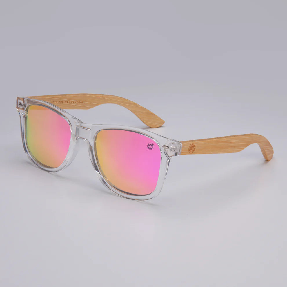 UOS KUTA Beach XL Sunglasses - Pink Mirror