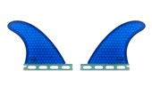 AQSS Single Tab 2 fin set - Cobalt Blue Honeycomb Rear Quad