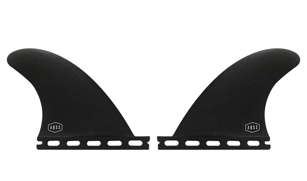 AQSS MIDNIGHT SINGLE TAB REAR QUAD (2 FINS) SET