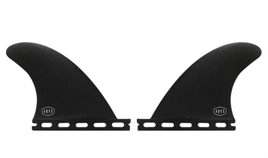 AQSS Quad Rear Fins - Black Single Tab