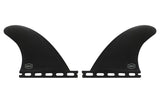 AQSS MIDNIGHT SINGLE TAB REAR QUAD (2 FINS) SET