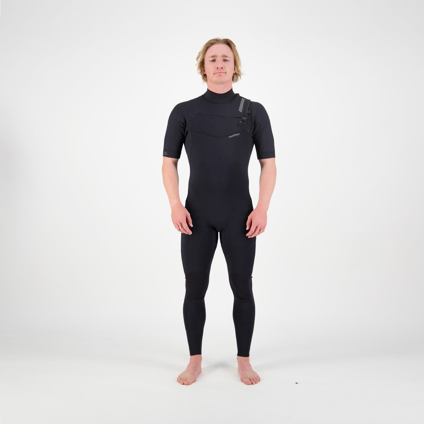 Performance Mens 2/2 Short Sleeve Chest Zip Steamer