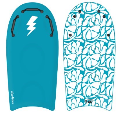 BODYBOARD BB DUO 45 BLUE LEAVES