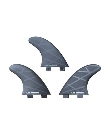 Vessel Thruster Fins - Black Stealth Twin Tab