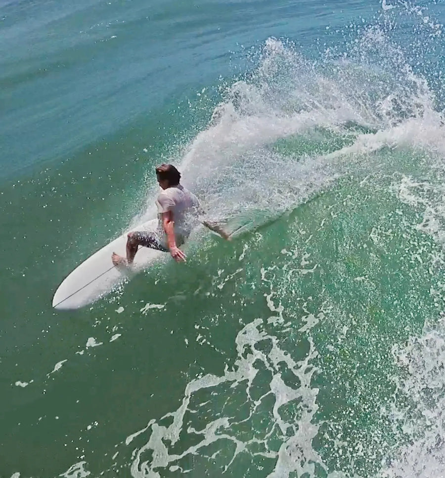 AQSS 420 Midlength - Clear White Surfboard