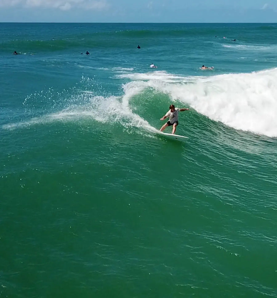AQSS 420 Midlength - Clear White Surfboard