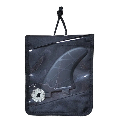 Vessel 5 Fin Set - Black Stealth Twin Tab
