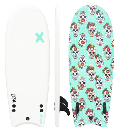 RANDOM X 54" TWIN BOARD - WHITE SKULL