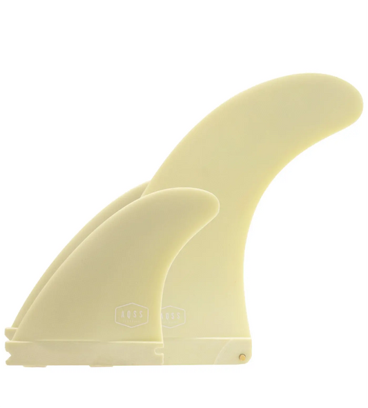 AQSS 2+1 Fin Set - Beige 9" + Twin Tab 5"