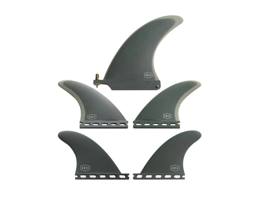 AQSS 4+1 Fin Set - Dawn 6.5" + Single Tab