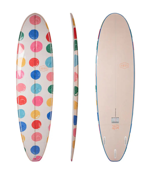 Mahi Mahi Mini Mal - Paint Dots Surfboard