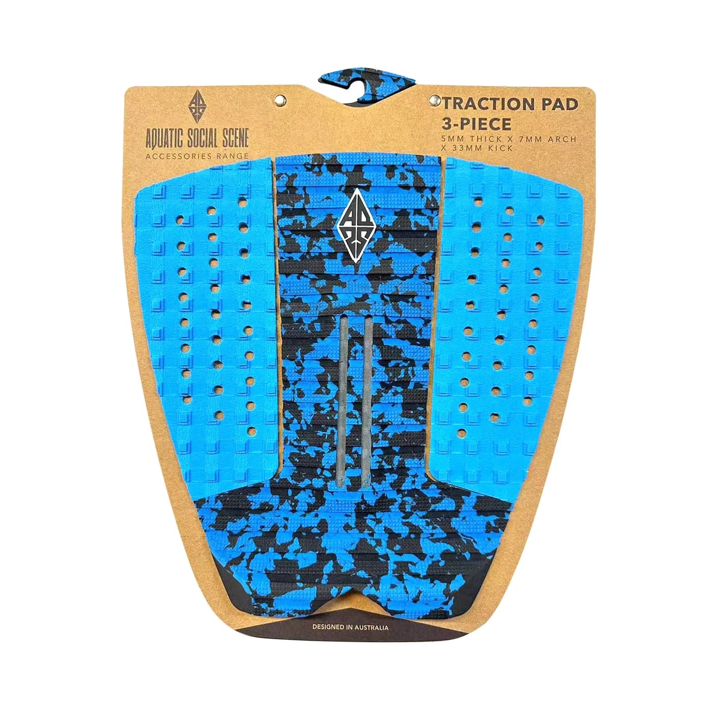 AQSS Tail Pad 3pc - Blue Marble