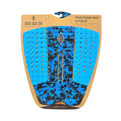 AQSS Tail Pad 3pc - Blue Marble