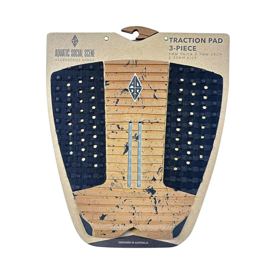 AQSS Tail Pad 3pc - Brown Marble