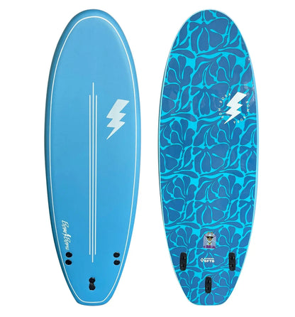 Bom Bora Softboard - Blue Leaves 5.6