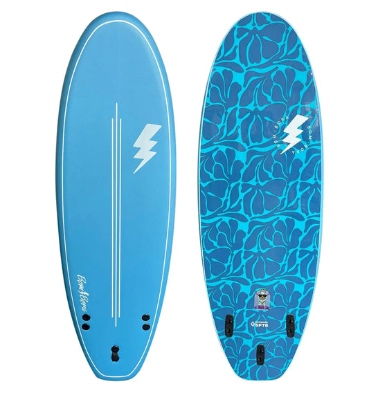 Bom Bora Softboard - Blue Leaves 5.6