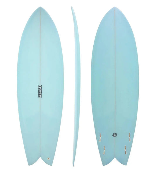 Jimz Hendrx Retro Fish - Arctic Blue Surfboard