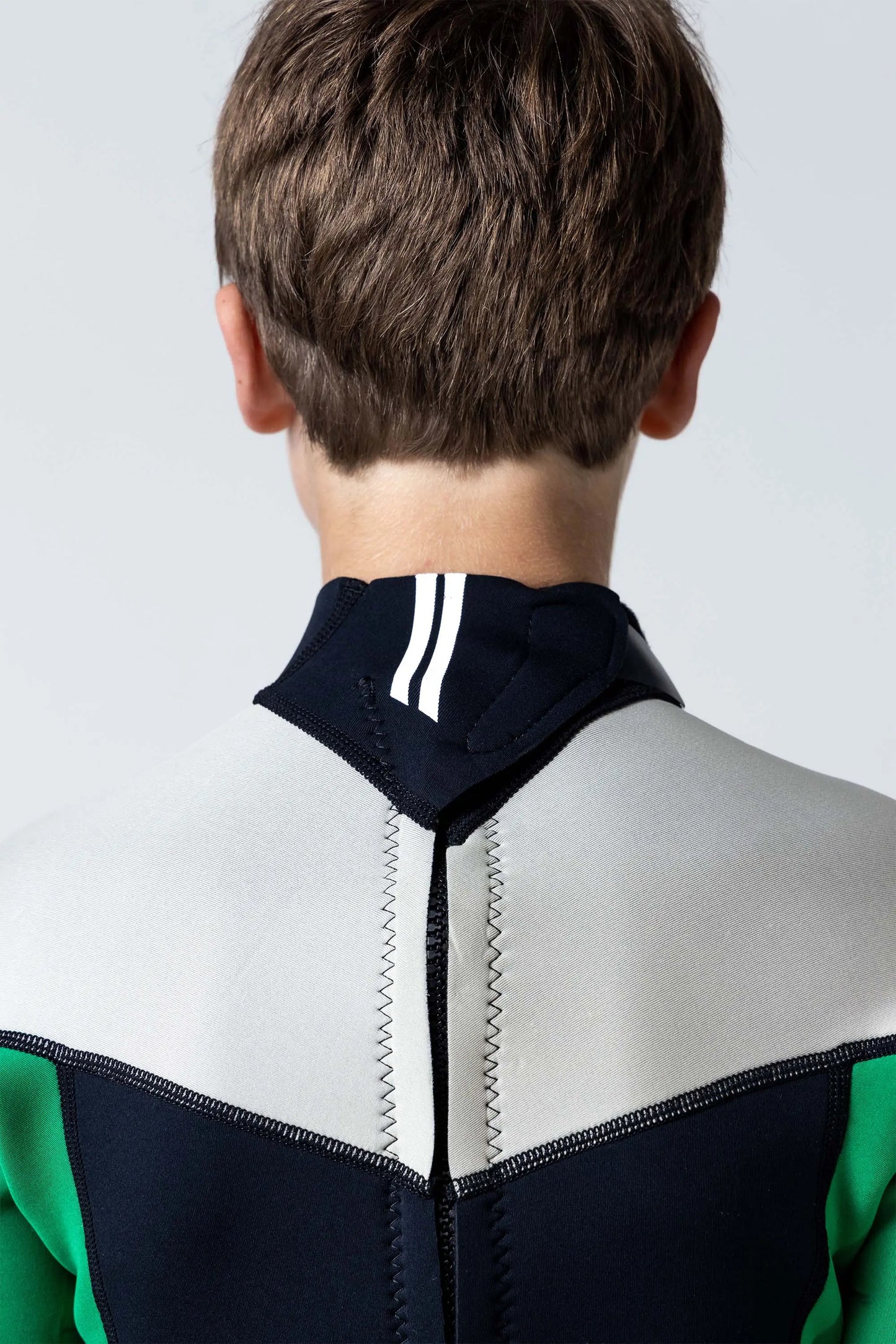 Classic Boys 2/2 Back Zip Springsuit - Green