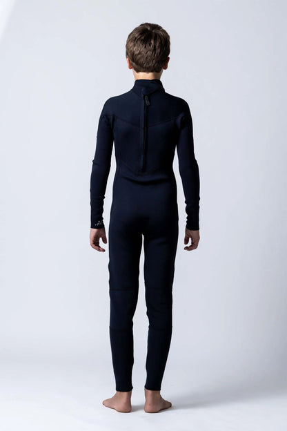 Classic Youth 3/2 Back Zip Steamer - Black