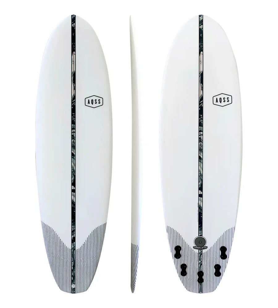 AQSS Carbon Jet 2.0 Funboard - Clear Surfboard
