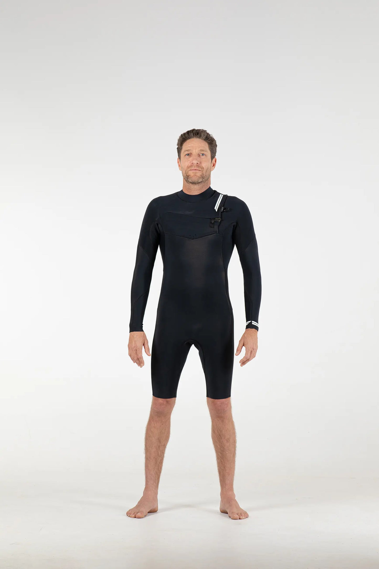 Premium Mens 2/2 Chest Zip Long Sleeve Springsuit