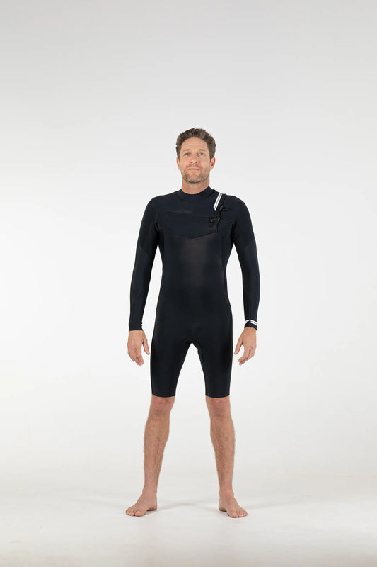 Premium Mens 2/2 Chest Zip Long Sleeve Springsuit