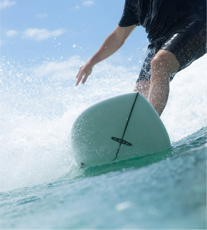 AQSS Day Dreamer Fish - Clear White Surfboard