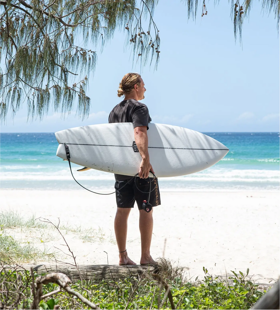 AQSS Day Dreamer Fish - Clear White Surfboard