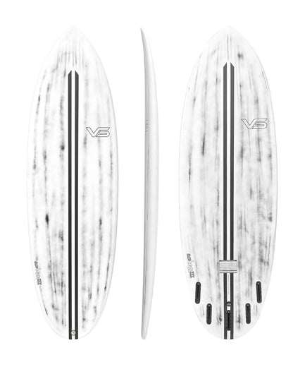 Eco Bean Funboard III - Carbon Wrap Surfboard