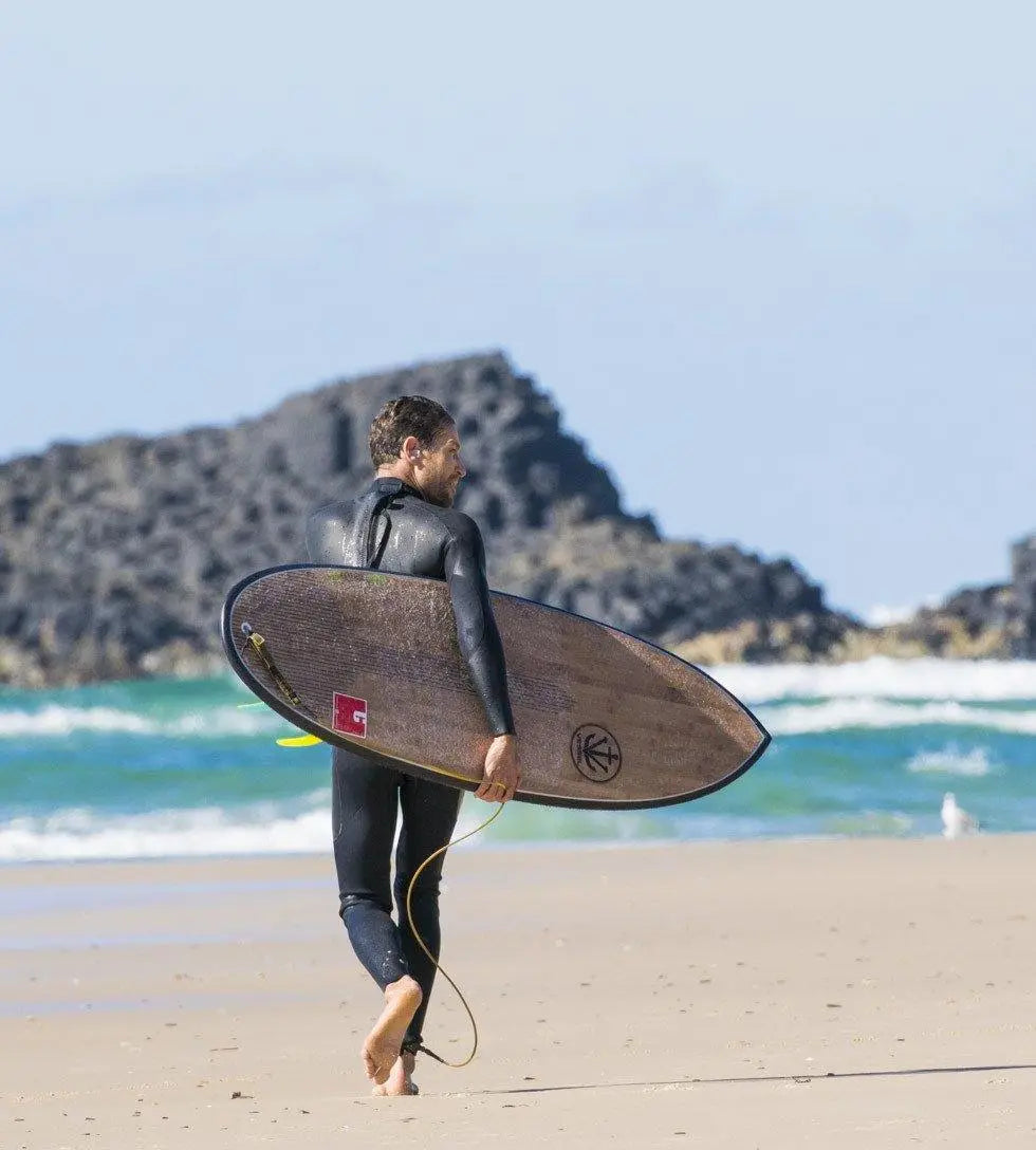 Eco Bean Funboard III - Carbon Wrap Surfboard