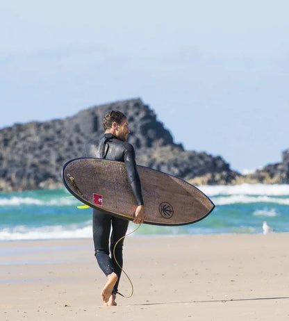 Eco Bean Funboard III - Carbon Wrap Surfboard