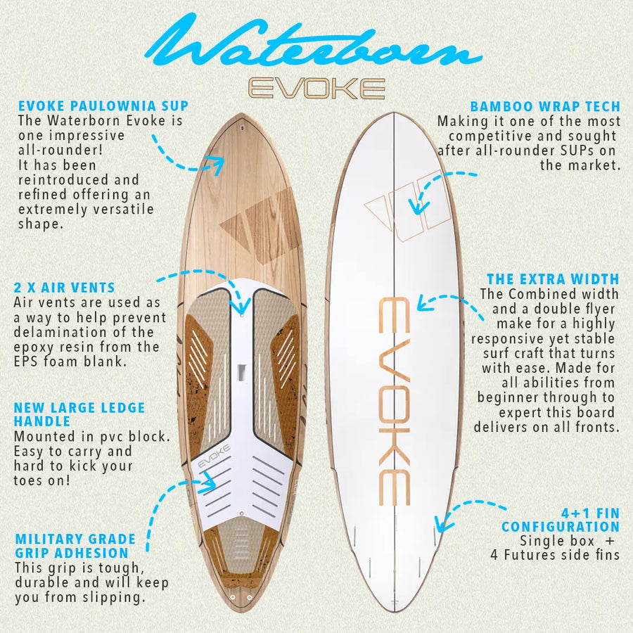 Evoke Eco-Tech SUP - Timber