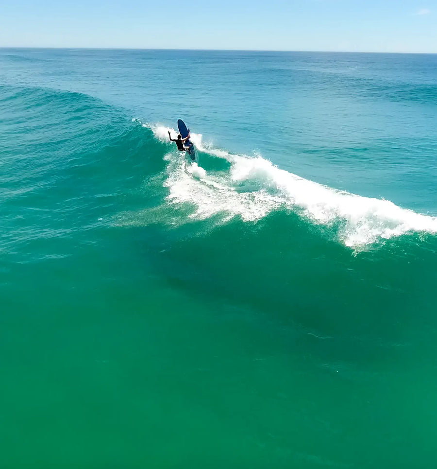 AQSS Flow MK2 Midlength - Blue/Paisley Surfboard