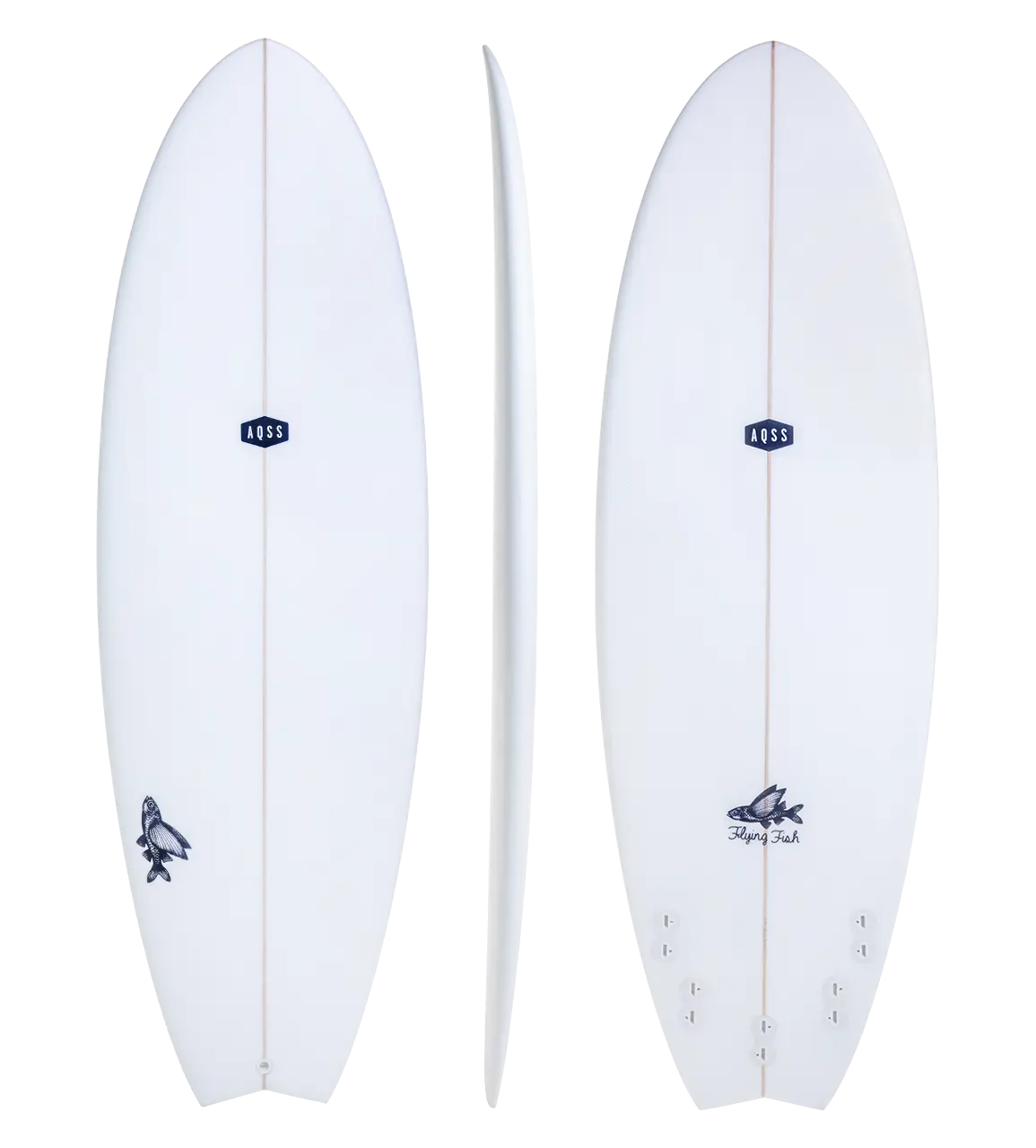 Flying Fish Funboard - Clearskin Surfboard