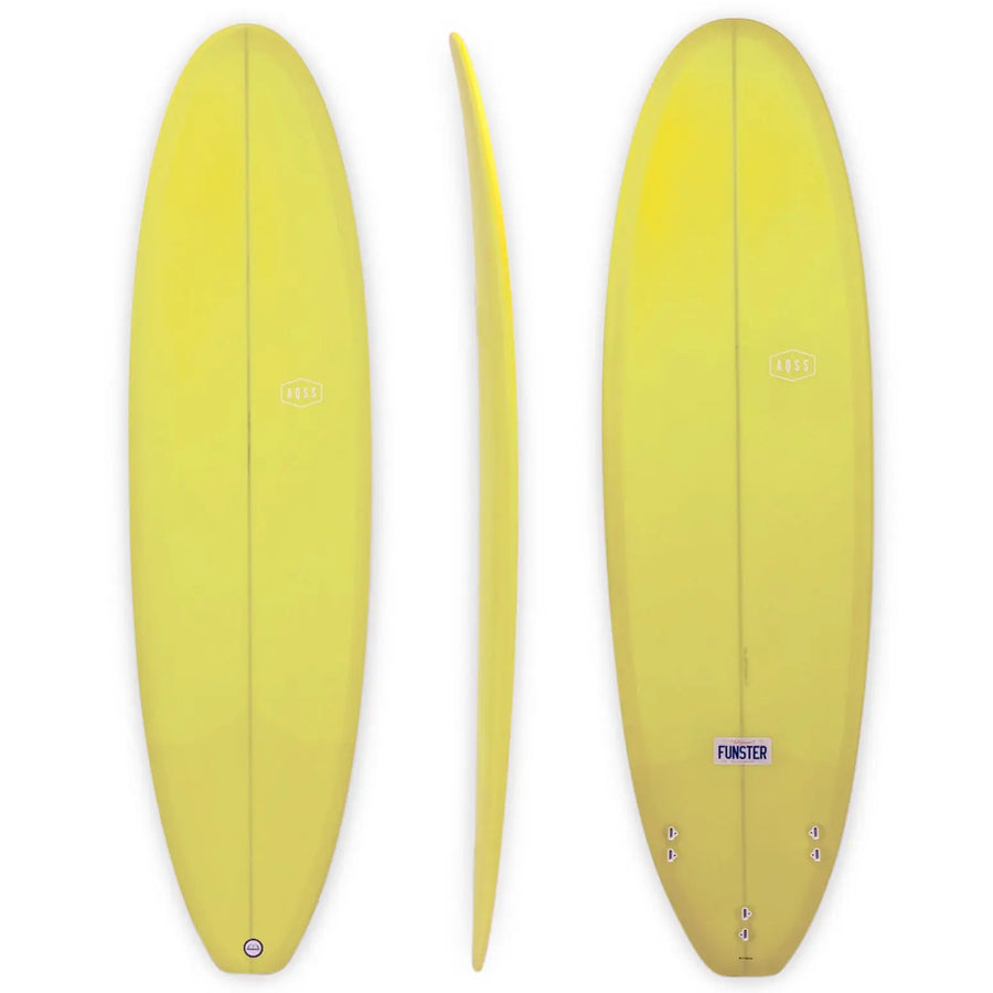 Funster Pine Lime - Mini Mal Surfboard
