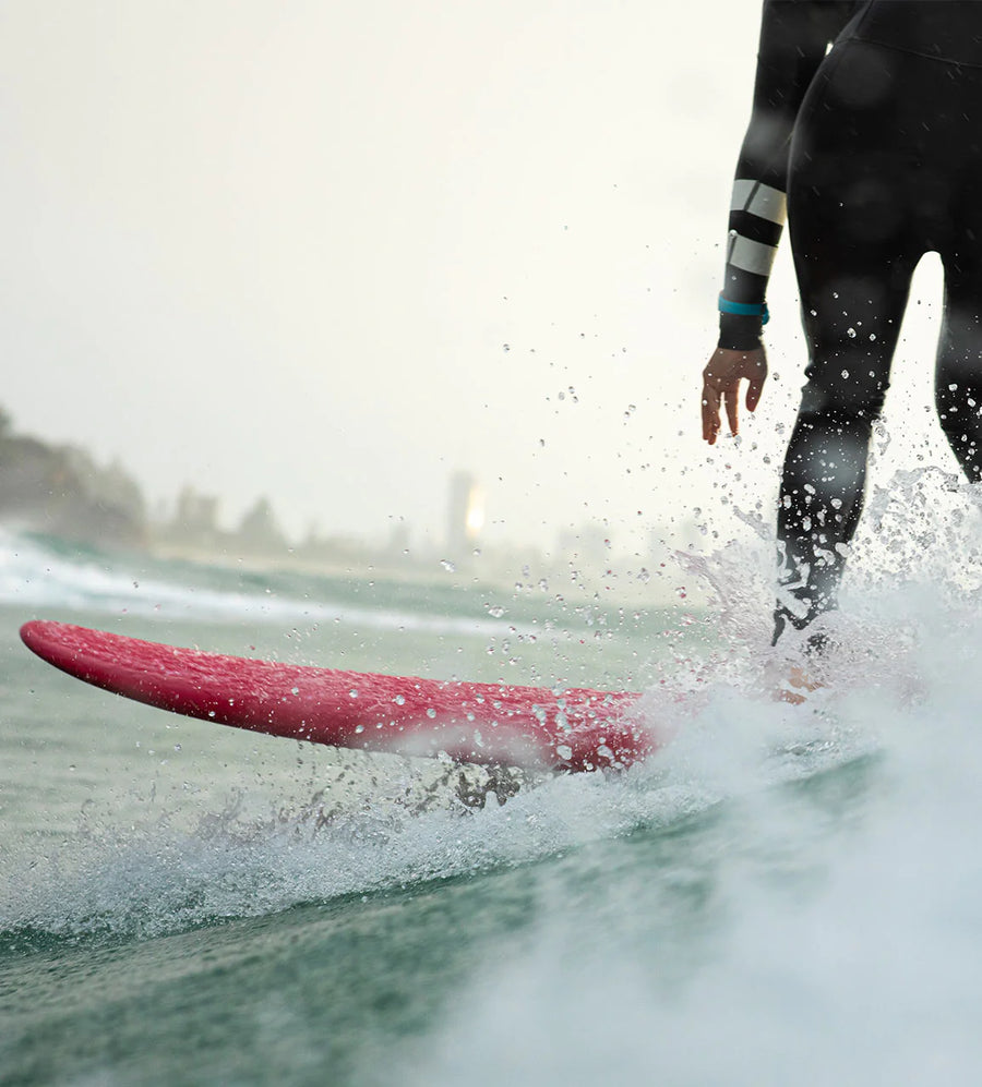 Funster Pine Lime - Mini Mal Surfboard