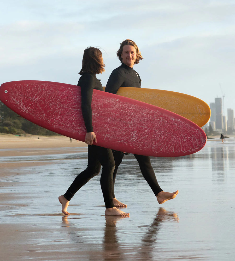 Funster Pine Lime - Mini Mal Surfboard