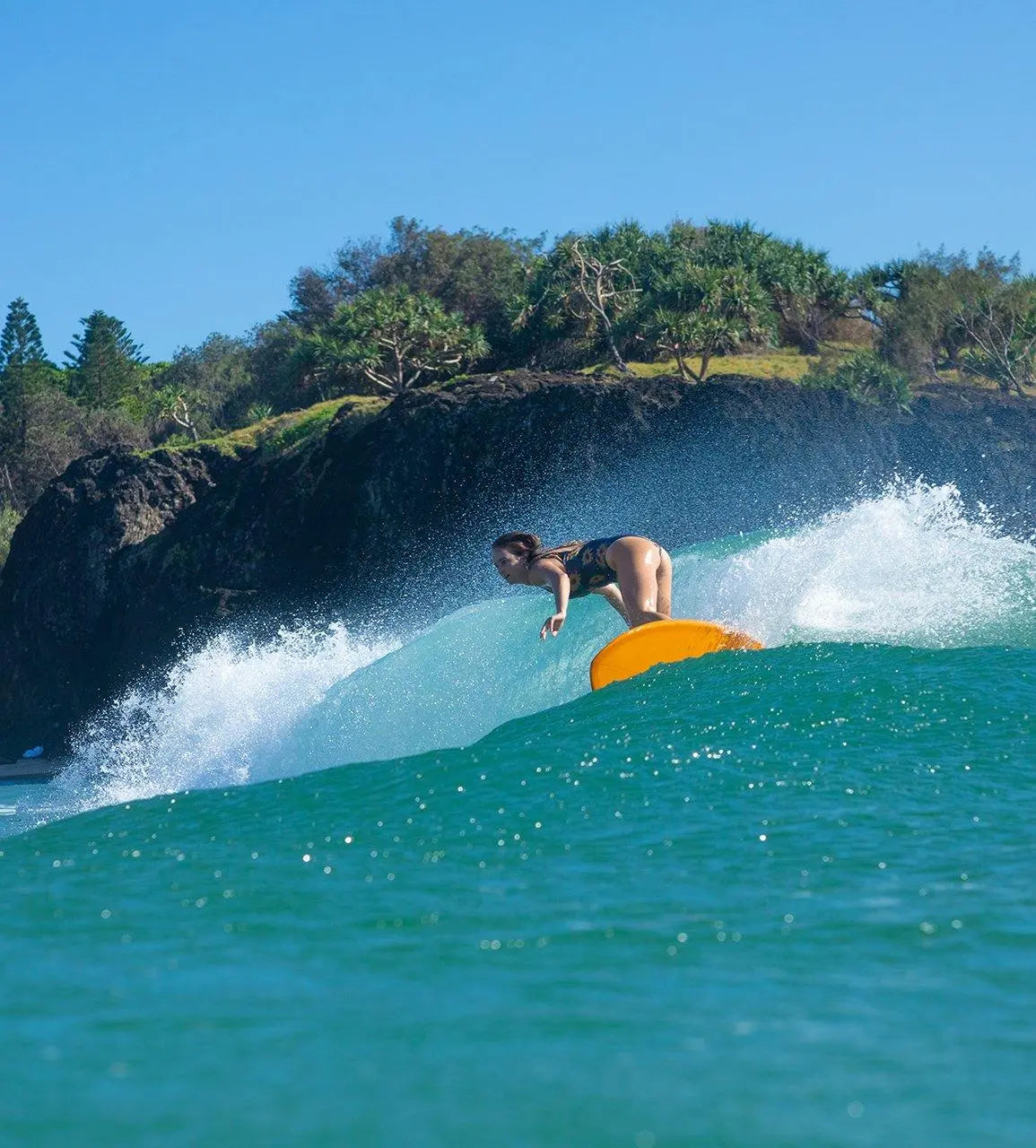 AQSS Extra Shot Mango Surfboard