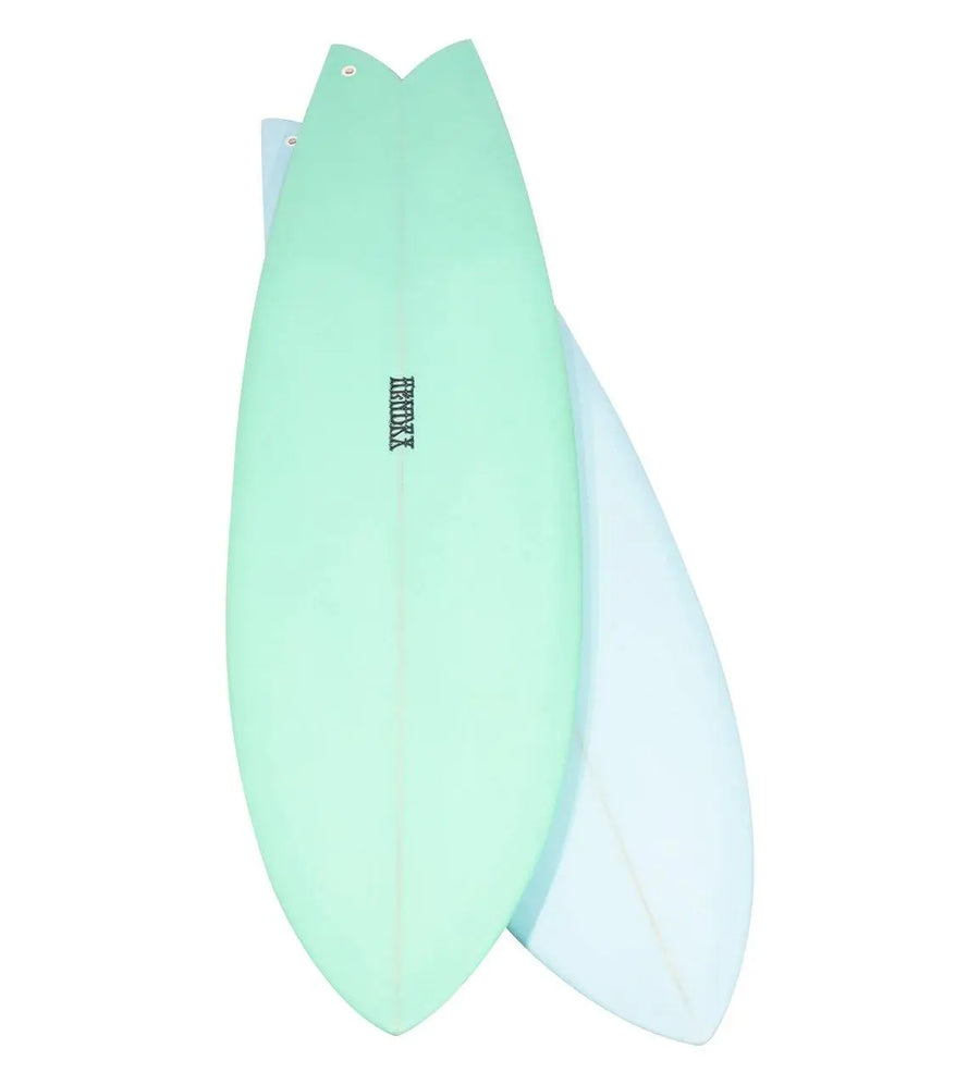 Jimz Hendrx Retro Fish - Pastel Green Surfboard
