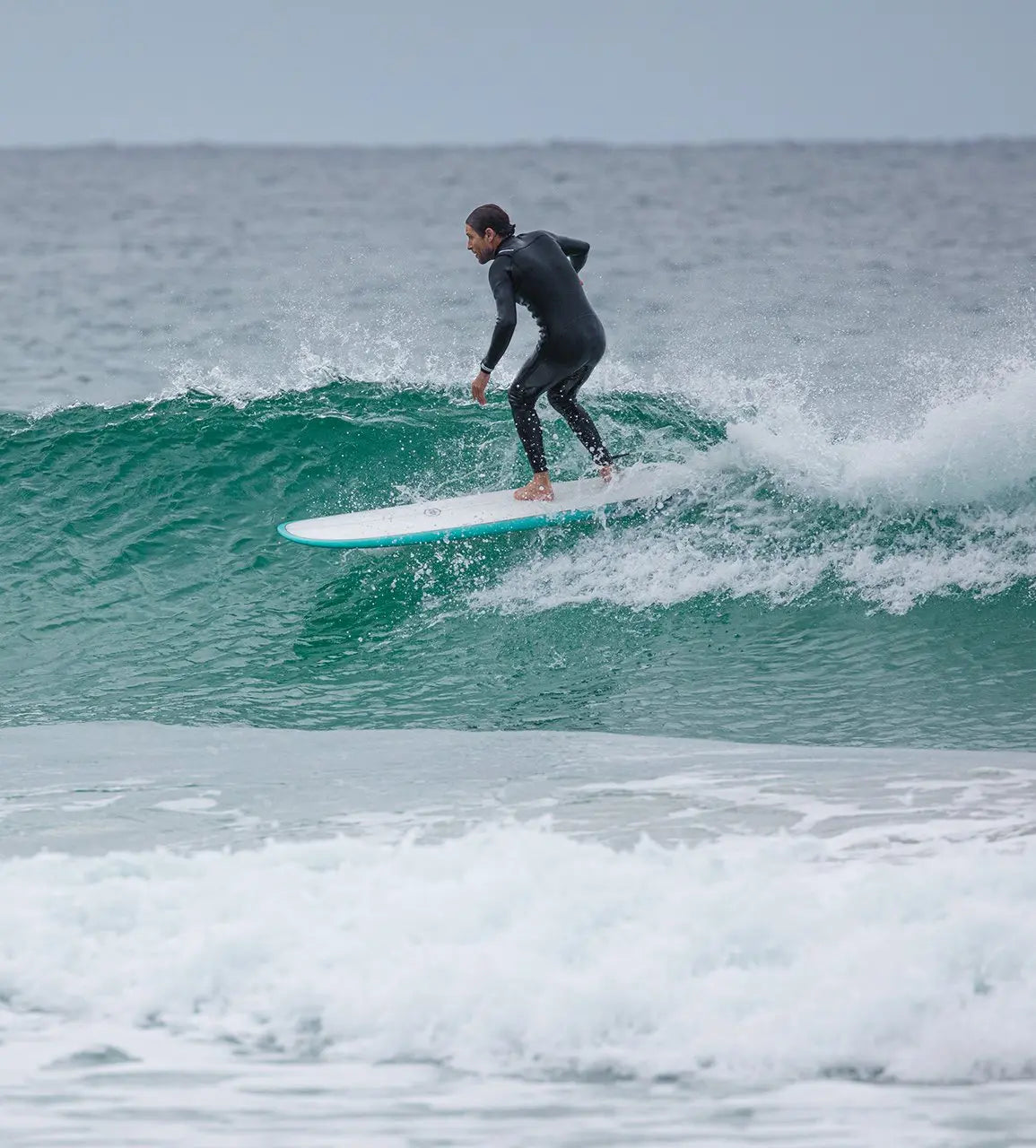 Salient Mini Mal - Turquoise/Black ST Surfboard