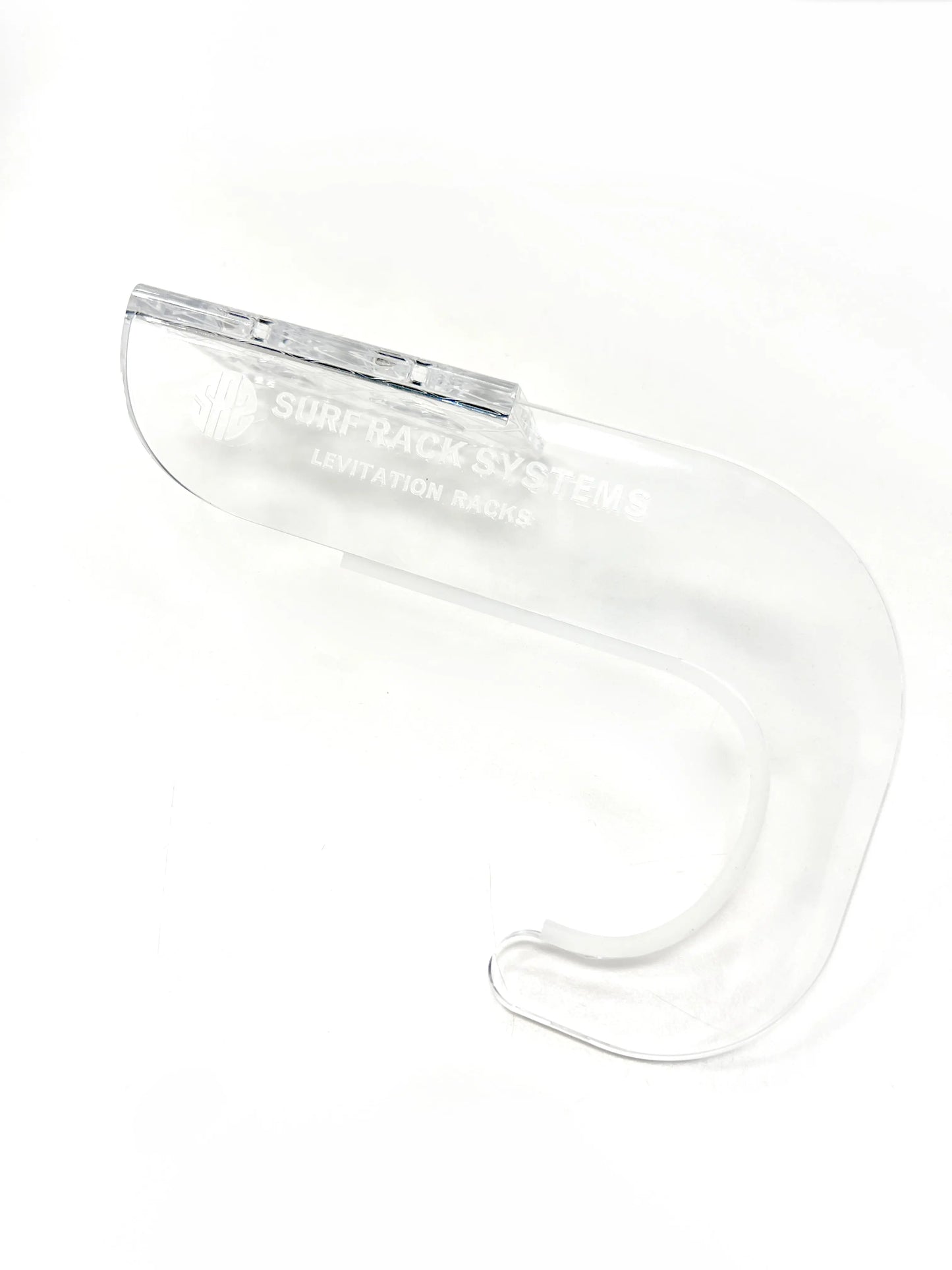Clear Levitation Surfboard Wall Rack