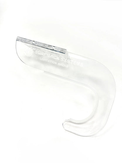 Clear Levitation Surfboard Wall Rack