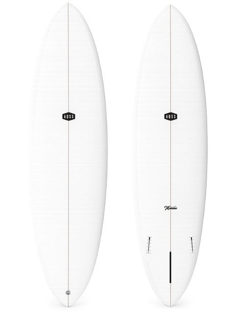 Middie - Midlength Surfboards Clear White