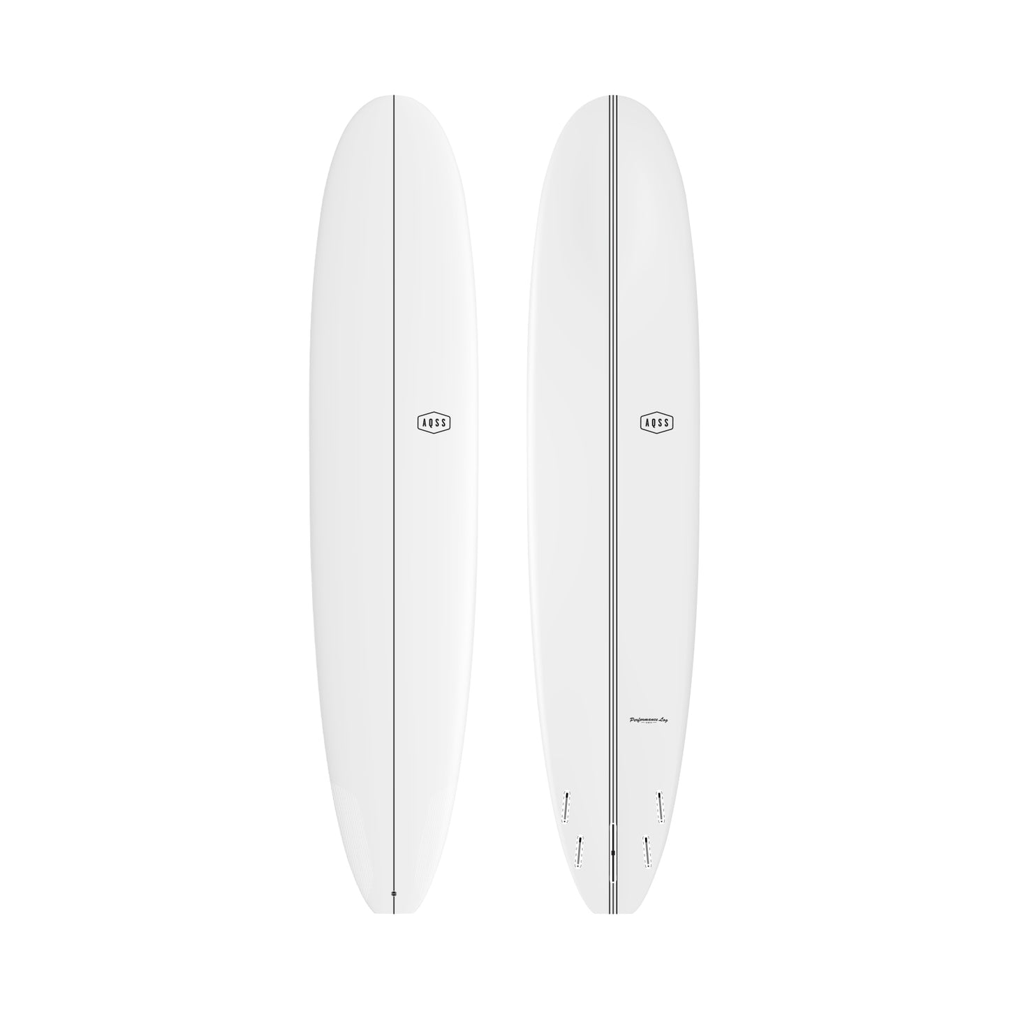 LB AQSS PERFORMANCE LOG 9.1 CLEAR WHITE Surfboards
