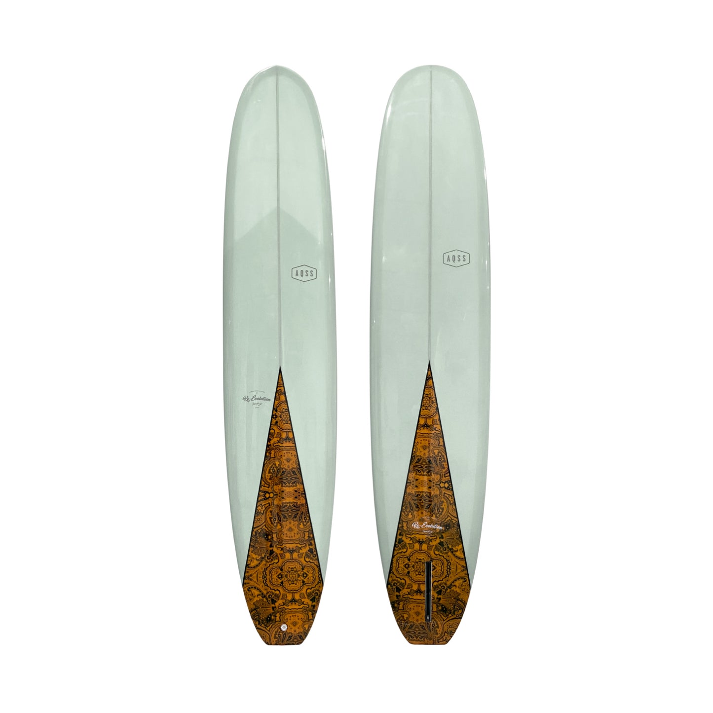 Re-evolution Longboard by Beau Young - Light Green Surfboard