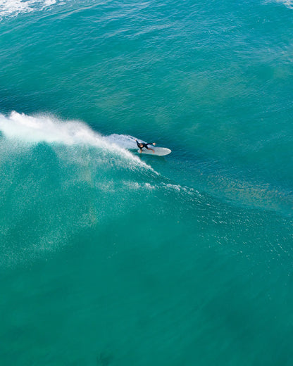 SUNDANCE Modern Midlength - Yellow/Grey Surfboard